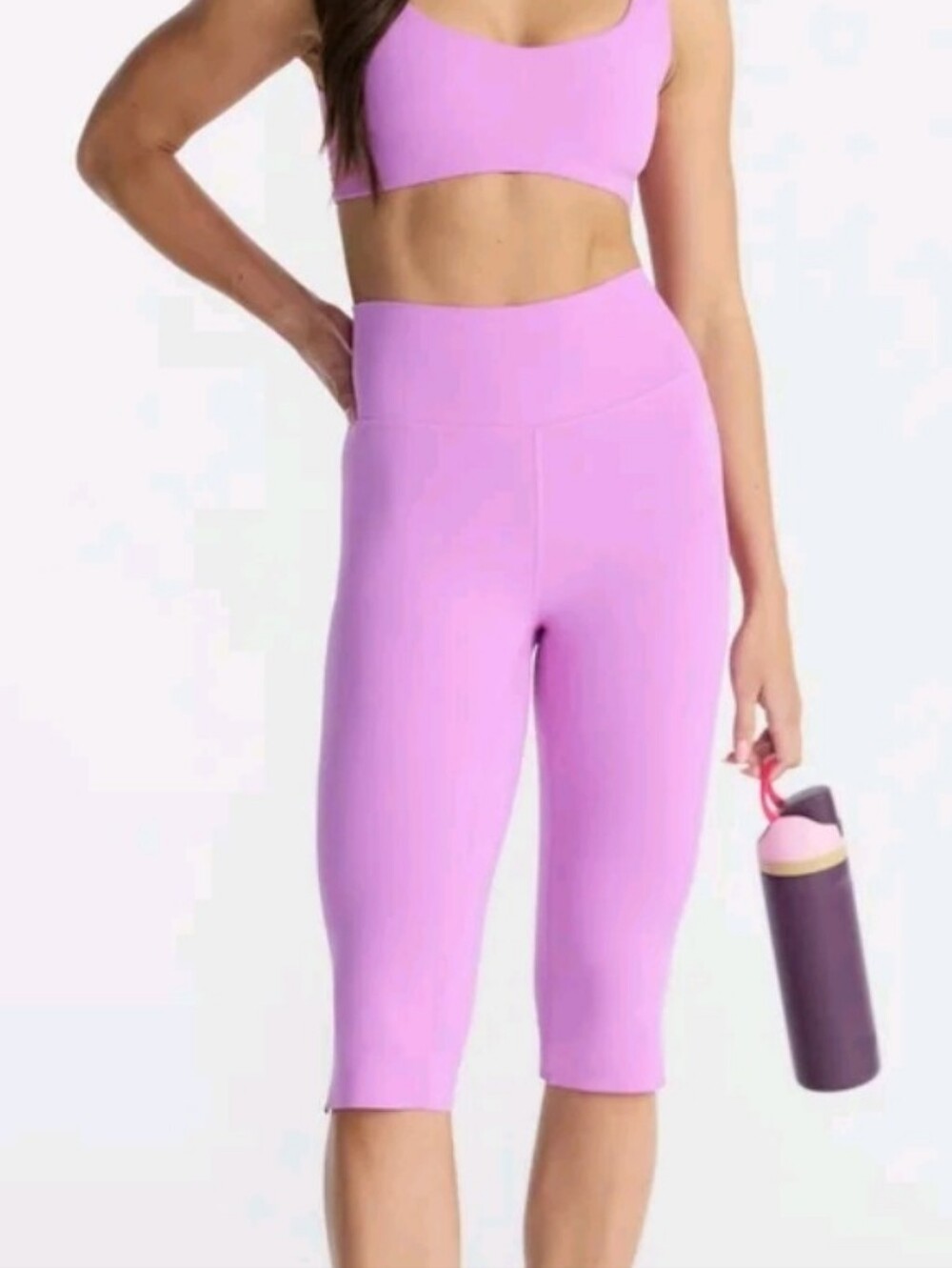 Avia Women SoftSculpt Capri Leggings, 16.5" Inseam, Size Small NWT
